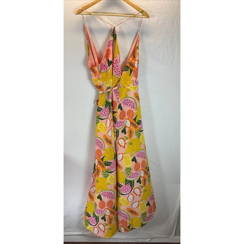 Hutch x Anthropologie Colorful Fruit Print High Low Dress - Picture 6 of 12
